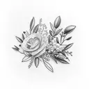 Olive Branch tattoo design idea