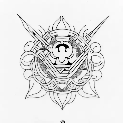 buda tattoo design idea