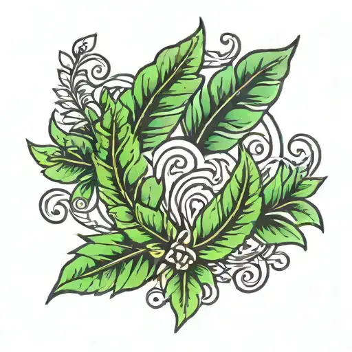 laurel wreath tattoo design idea