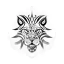 sefardita Toledo museum lion tattoo design idea