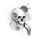 barber tattoo design idea