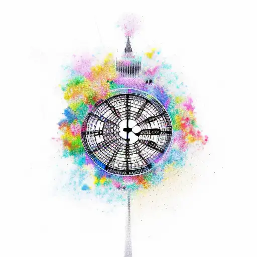 big ben tattoo design idea