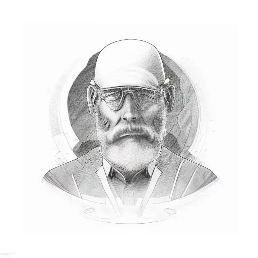 memorial for dad tattoo design idea