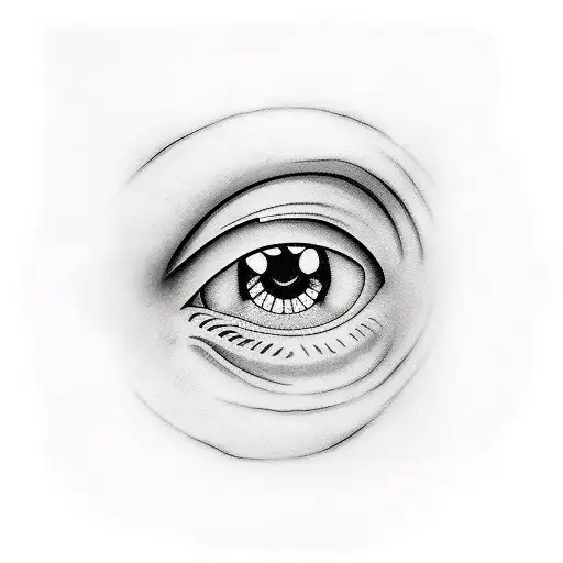 Myangeko Sharingan itachi eye tattoo design idea