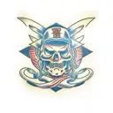 Strength and Honor tattoo design idea