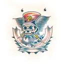 Strength and Honor tattoo design idea