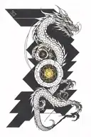 Dragon, Programming, Anime girl tattoo design idea
