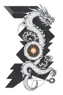 Dragon, Programming, Anime girl tattoo design idea