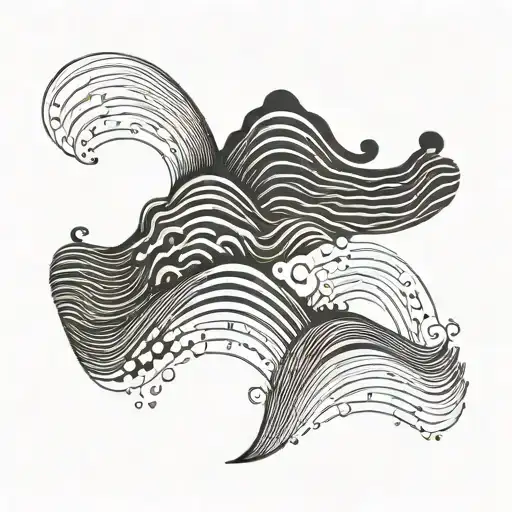 sine wave, 44, ; tattoo design idea