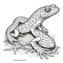 salamander tattoo design idea