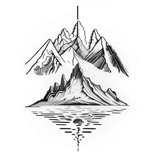mountains, salvador dali, water, leaves, art, cooking tattoo design idea