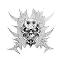 Psycho mantis tattoo design idea