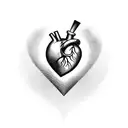 heart with a bandage.  tattoo design idea