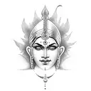 mahadev name  tattoo design idea
