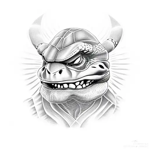 Ralph TMNT yankees tattoo design idea