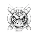 Ralph TMNT 90s movie  tattoo design idea