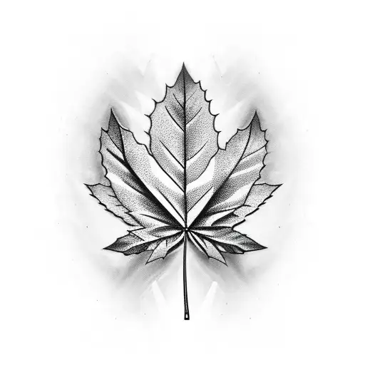 pot leaf  tattoo design idea