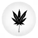 pot leaf  tattoo design idea