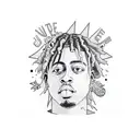 Juice wrld tattoo design idea