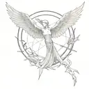 mockingjay with death date tattoo design idea