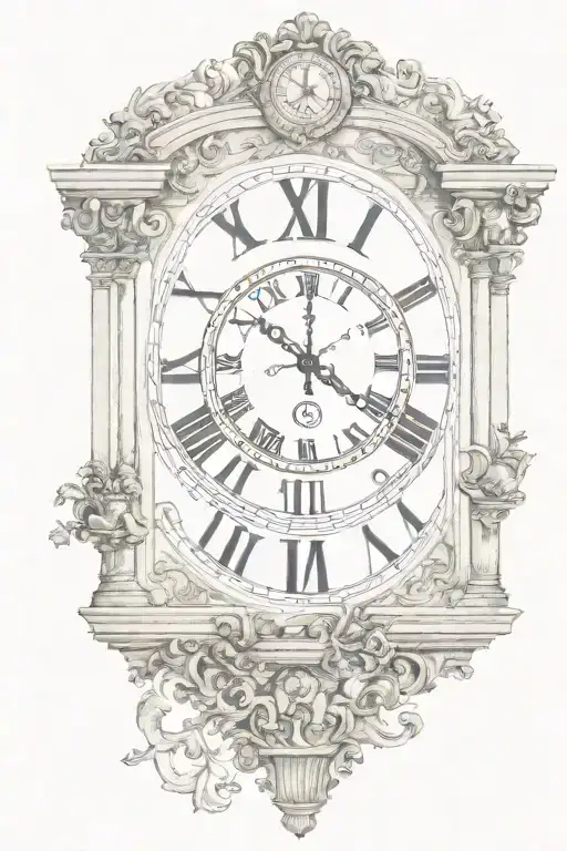 Roman numeral 4 tattoo design idea
