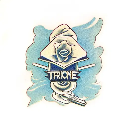 trust no one tattoo design idea