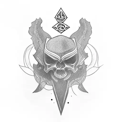 trust no one tattoo design idea