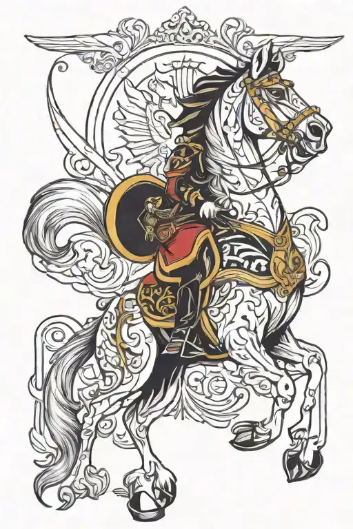 Hussar tattoo design idea