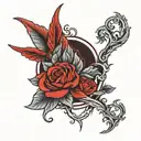 red rising  tattoo design idea