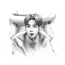 All the members of BTS, on a roller-coaster  tattoo design idea