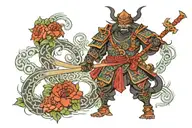 mt 10 sp ronin tattoo design idea