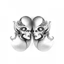 Gemini  tattoo design idea