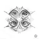 Gemini  tattoo design idea