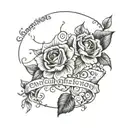 A quote "comparison is the thief of joy" tattoo design idea