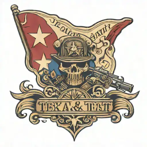 texas come and take it  tattoo design idea