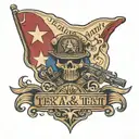texas come and take it  tattoo design idea