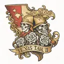 texas come and take it  tattoo design idea