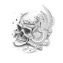 memorial for dad tattoo design idea