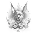 memorial for dad tattoo design idea