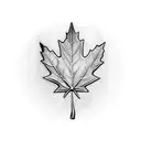 Orthopedic tools forming a Canadian maple leaf tattoo design idea
