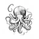octopus chef tattoo design idea