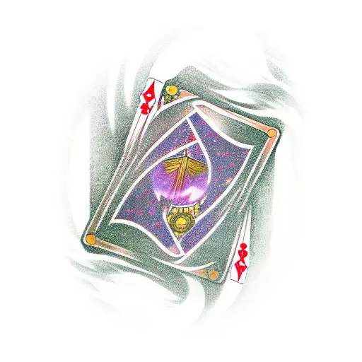 Tarot arcane  tattoo design idea