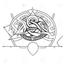 Tarot arcane  tattoo design idea