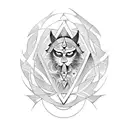 Tarot arcane  tattoo design idea