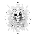 Tarot arcane  tattoo design idea