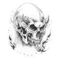 Ace Demon biker tattoo tattoo design idea