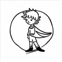 The little Prince form Antoine de Saint-Exupéry tattoo design idea