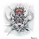 Dagger tattoo design idea