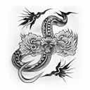 Dagger tattoo design idea