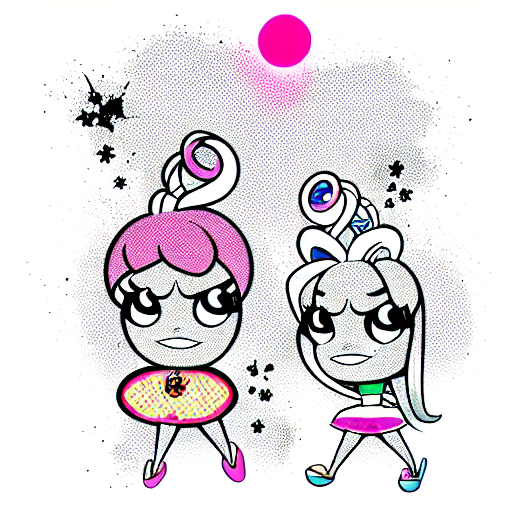 powerpuff girls tattoo design idea